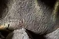 Engraving on the Table des Marchand ceiling