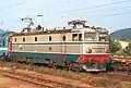 Electric locomotive in Romania