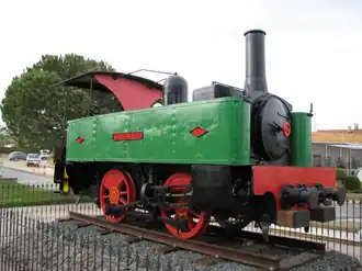 Saucita locomotive n.º 5, in 2008.