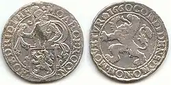 leeuwendaalder, or lion thaler, 1660