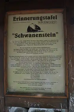 Schwanenstein Memorial Plaque