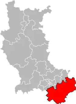 Location of Le Pilat