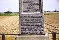 Detail of the Messines memorial