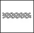 Long-armed cross stitch