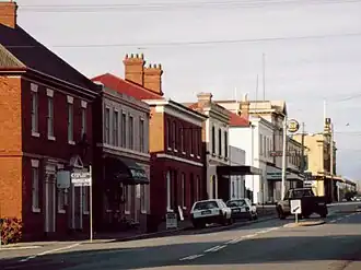 Wellington Street, Longford looking south
