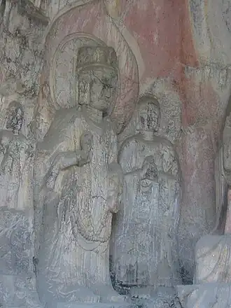 South wall with Bodhisattva and additional figure (2004)