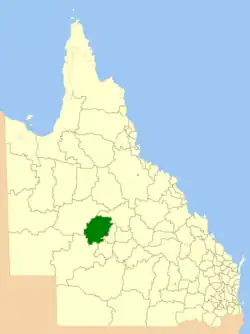 Location within Queensland
