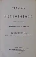 Title page to an 1877 copy of "A treatise on meteorology: with a collection of meteorological tables