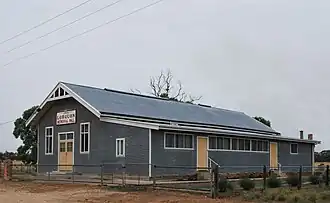 Memorial hall at Lorquon, 2010