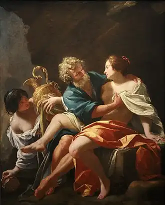 Lot and His Daughters (Vouet)