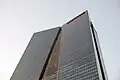 Close-up of top floors