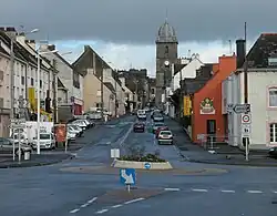 Rue de Pontivy leading to St Nicholas' Church
