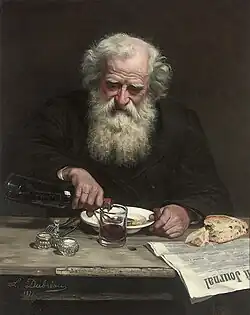 Ne dine jamais en ville [Never dine out], known in English as The Old Lodger (1877)