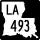 Louisiana Highway 493 marker