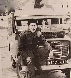 Matoub during his military service from 1975 to 1977