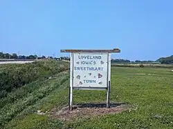 Welcome Sign outside of Loveland