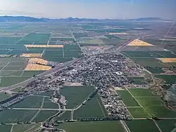 Aerial photo of Lovelock