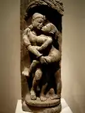 Loving Maithuna Sculpture - 13th century Eastern ganga dynasty
