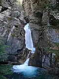 Lower Falls in Johnston Canyon