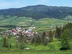 Hałuszowa as seen from Lubań