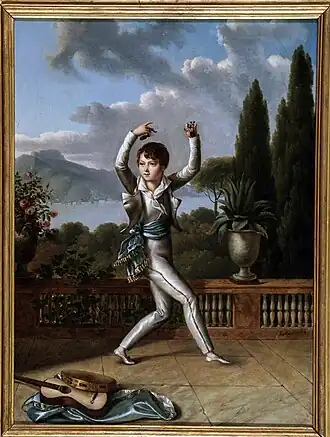 Lucien Murat dancing the tarantella, 1811 (Royal Palace of Caserta)