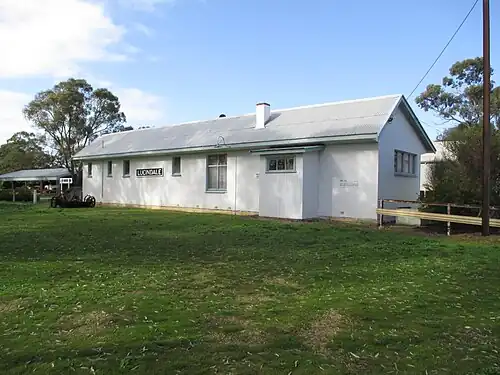 Former railway building at the Lucindale museum