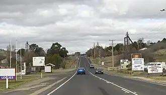 Mitchell Highway passing through Lucknow