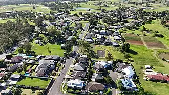 Aerial view of Luddenham