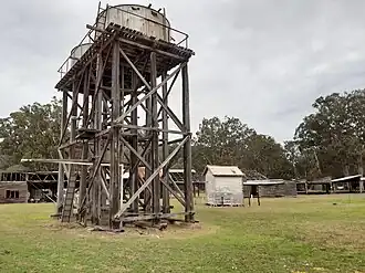 The historic Ludlow Forestry Mill and Settlement