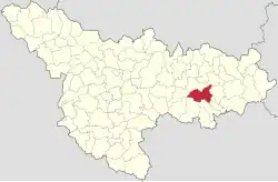 Location in Timiș County