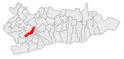 Location in Călărași County