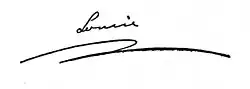 Louise of Mecklenburg-Strelitz's signature