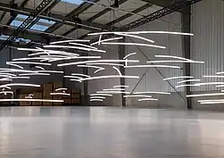 Lumens, light installation by Henk Stallinga, 2017
