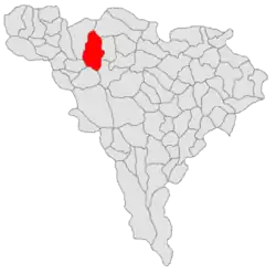 Location in Alba County