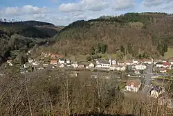 A general view of Lutzelbourg