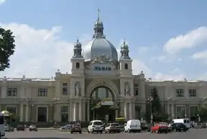 Main railway station in Lviv