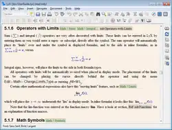 LyX main window