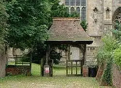 A traditional English lychgate at Patrington, East Yorkshire