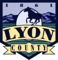 Official logo of Lyon County, Nevada