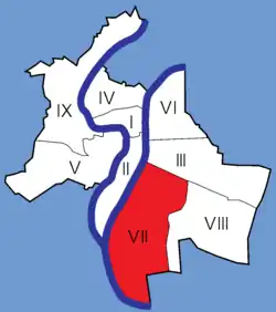 Location within Lyon