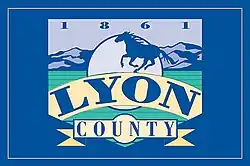 Flag of Lyon County, Nevada