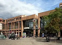 The original (1978–2018) main entrance, in 2013