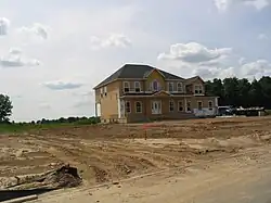 New home under construction in Lysander