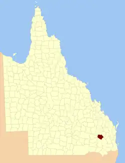 Location within Queensland