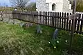 Memorial site to the families who lived on the island