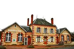 Town hall and school