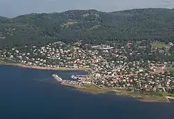 August 2007 aerial view of Mölle