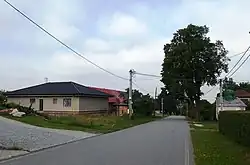 Main road in the village