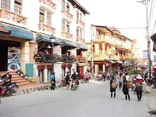 A street in Sa Pa