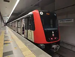 Train at the platform